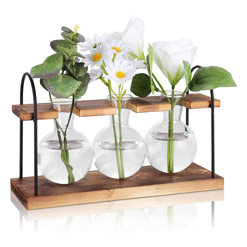 Ahşap Standlı Bitki Üretim İst - Propagation Station Vase incelemesi ve fiyatı